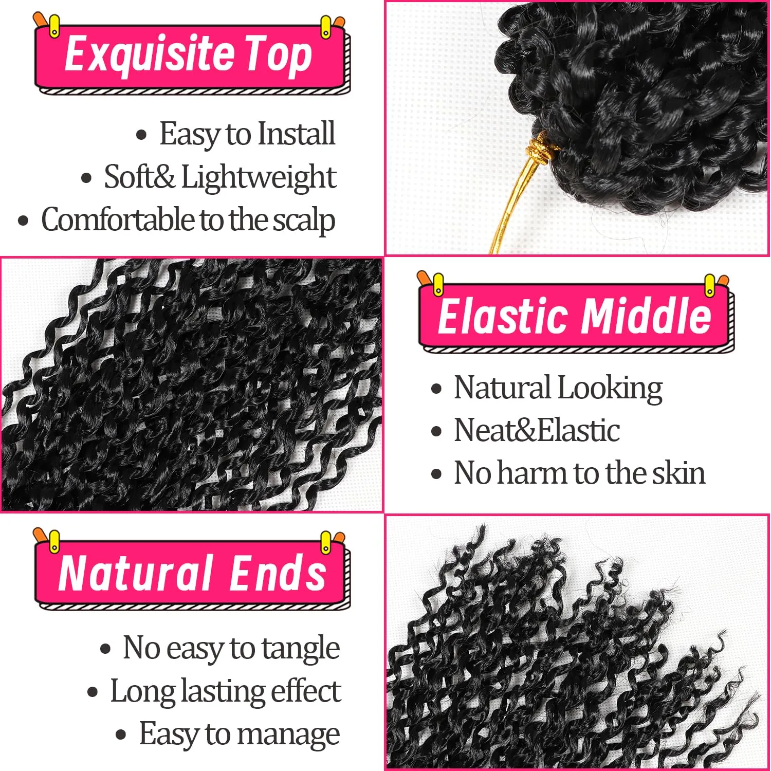 10 Inch Short Passion Twist Hair 8 Bundles Marlybob Kinky Curly Crochet Hair for Black Women Jerry Curly Braiding Hair (8Bundles10 Inch, 1b#)