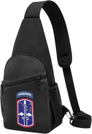172nd Infantry Brigade Airborne Chest Pack Leisure Shoulder Crossbody Chest Bag