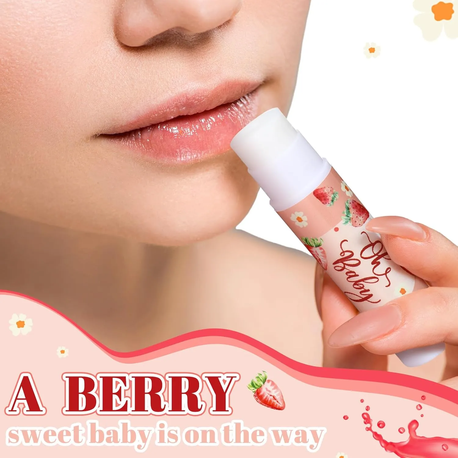 30 Pack a Sweet Strawberry Baby Shower Games Prizes Party Gifts Bulk Lip Balms Favors for Winners Adults Guests Gender Reveal Favors Decorations Baby Shower Souvenirs Gift Bags Stuffers