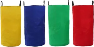 4 Pcs Oxford Cloth Sack Race Bags Outdoor Colorful Practical Sack Race Pouch Sack Race Bags with Handle for Game Storage