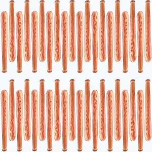 40 Pack 31.5 Inch Inflatable Baseball Bat Blow up Wood Grain Baseball Bat Inflates for Carnival Birthday Pool Summer Beach Baseball Party Favors