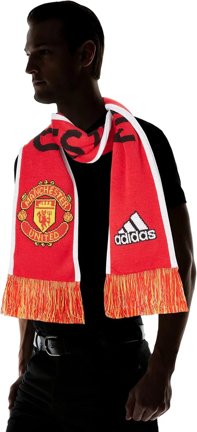 addias unisex-adult Arsenal Scarf Scarlet/White OSFM