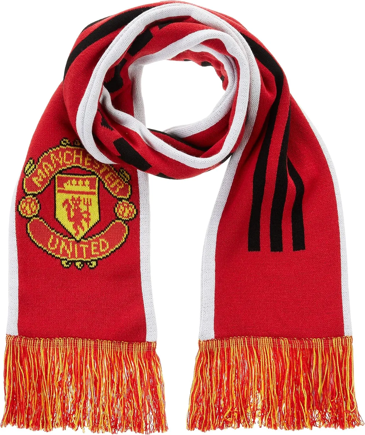 addias unisex-adult Arsenal Scarf Scarlet/White OSFM