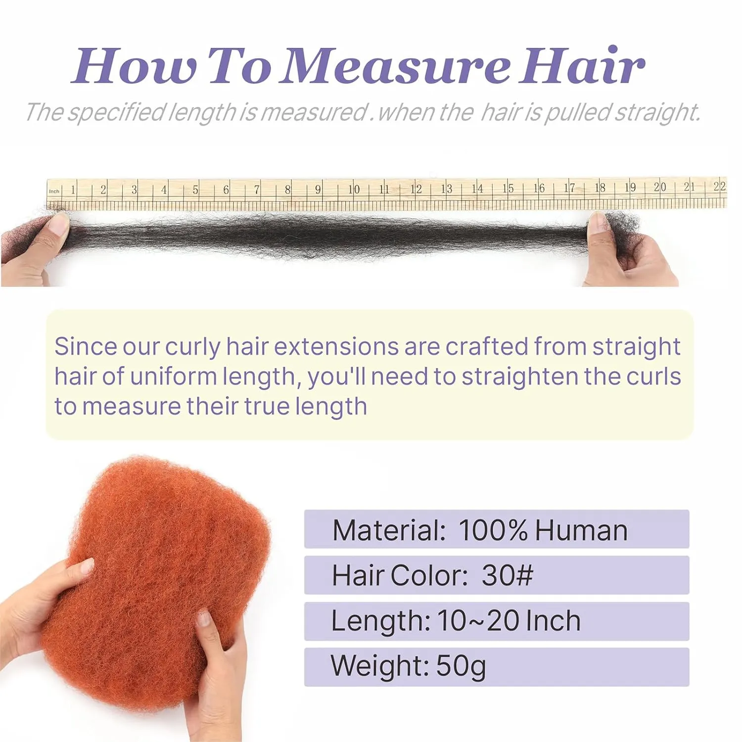 Afro Kinkys Bulk Human Hair for Dreadlocks Extensions Repair Locs, Twist Braiding Afro Kinky Human Hair for Locs 50g/Bundle (350#,12 INCH)