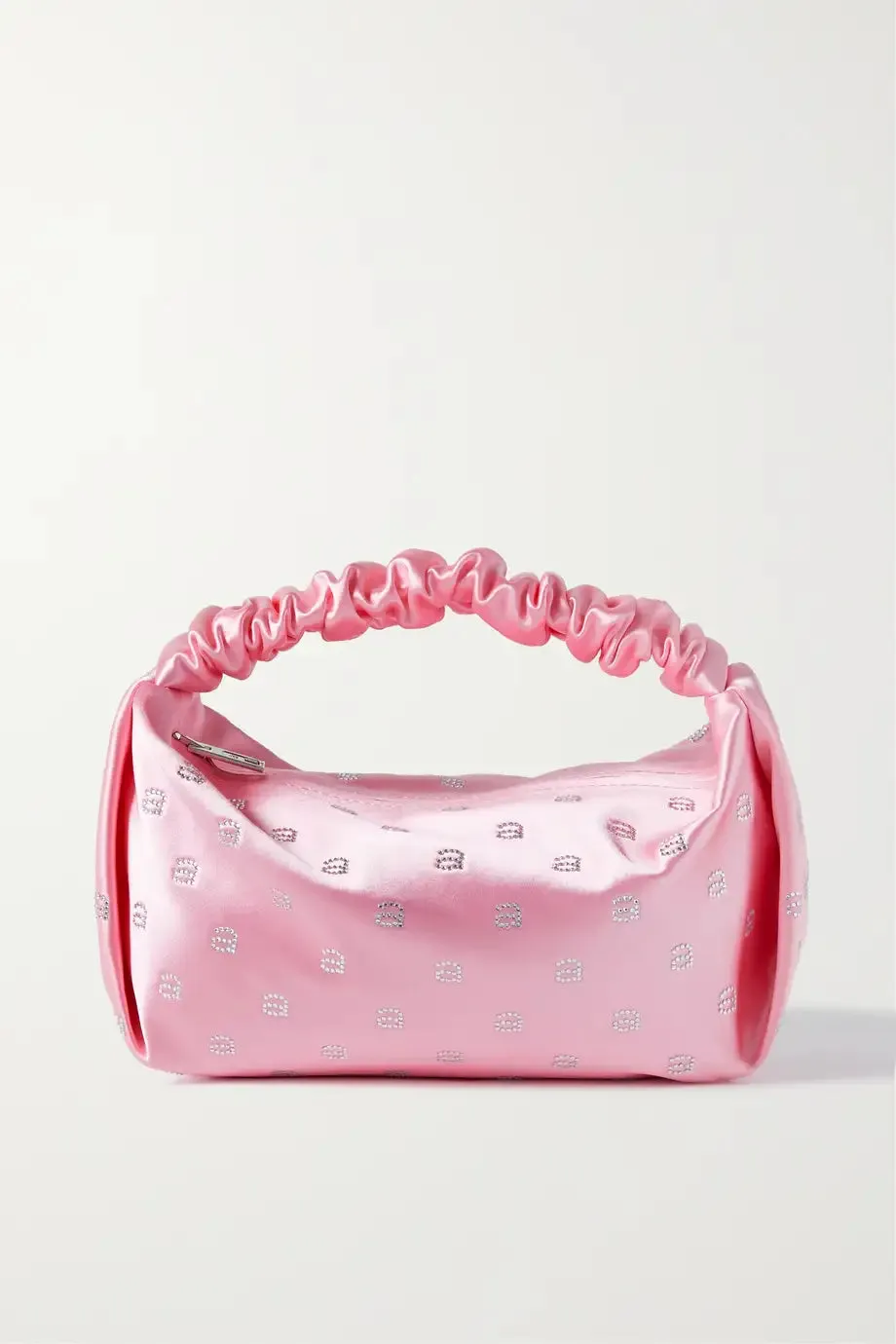 ALEXANDER WANG
Mini crystal-embellished satin tote