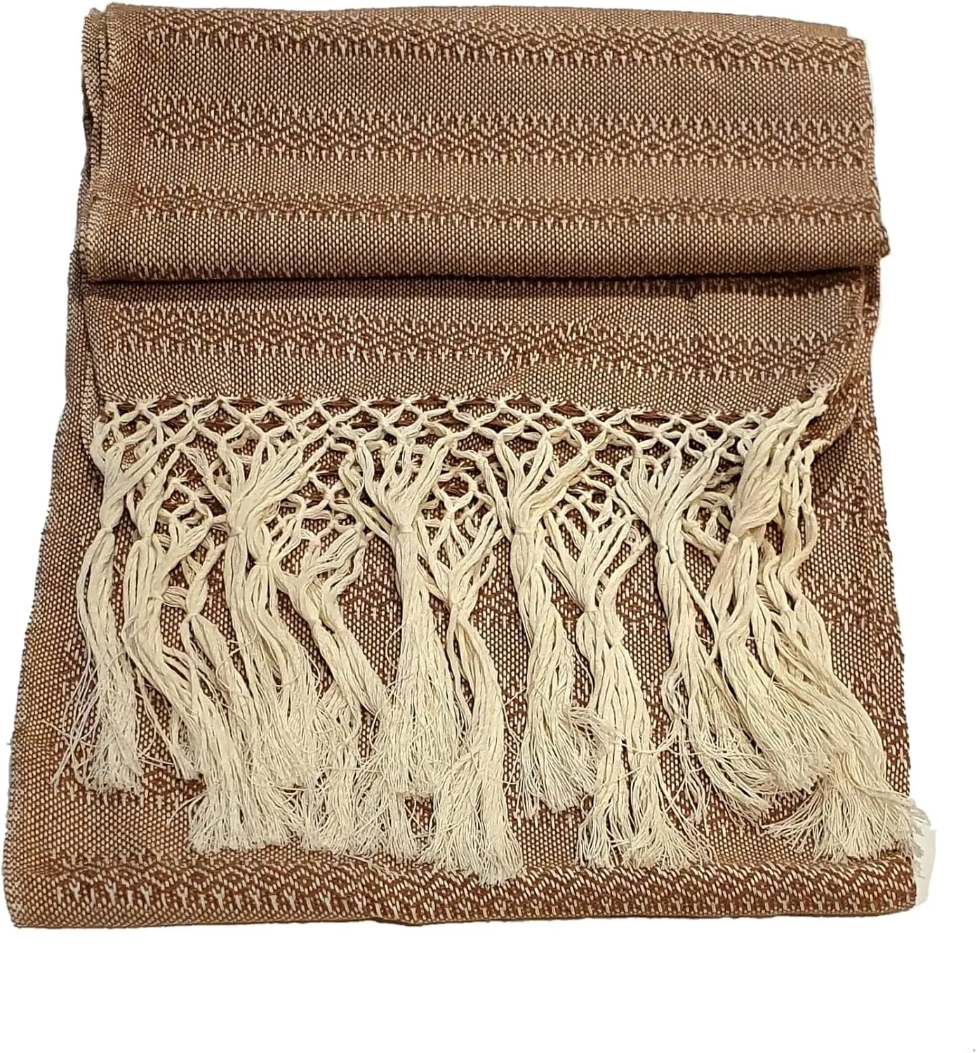 ALKIMIA INC Mexican Handmade Cotton Rebozo Shawl