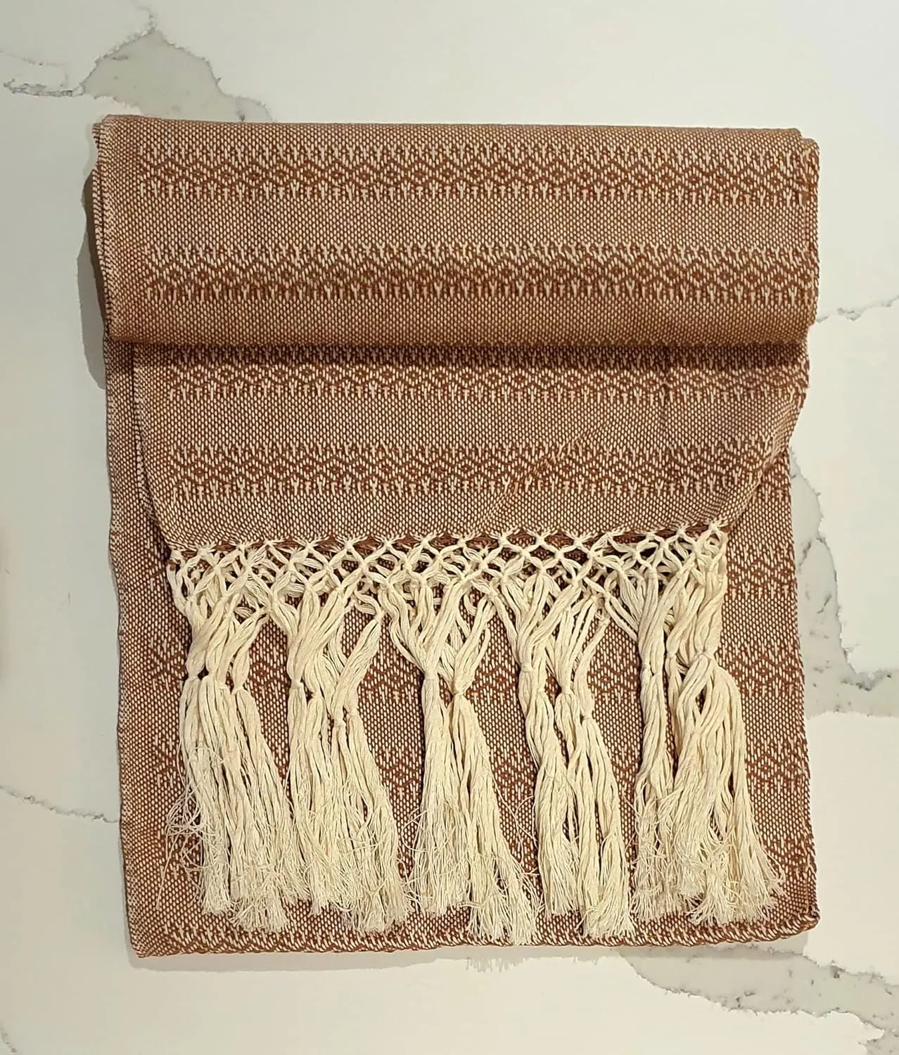 ALKIMIA INC Mexican Handmade Cotton Rebozo Shawl