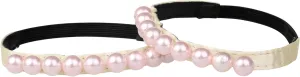 Allegra K Women's Beads Shoe Laces Detachable Elastic Shoe Strap for Heels 2 Pairs