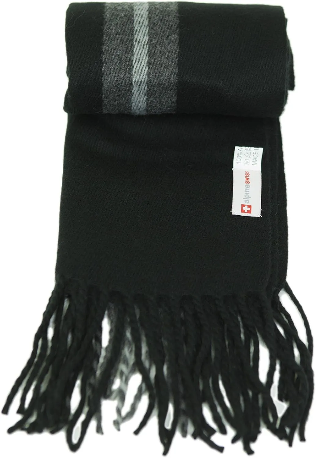 Alpine Swiss Mens Plaid Scarf Softer Than Cashmere Scarves Winter Shawl