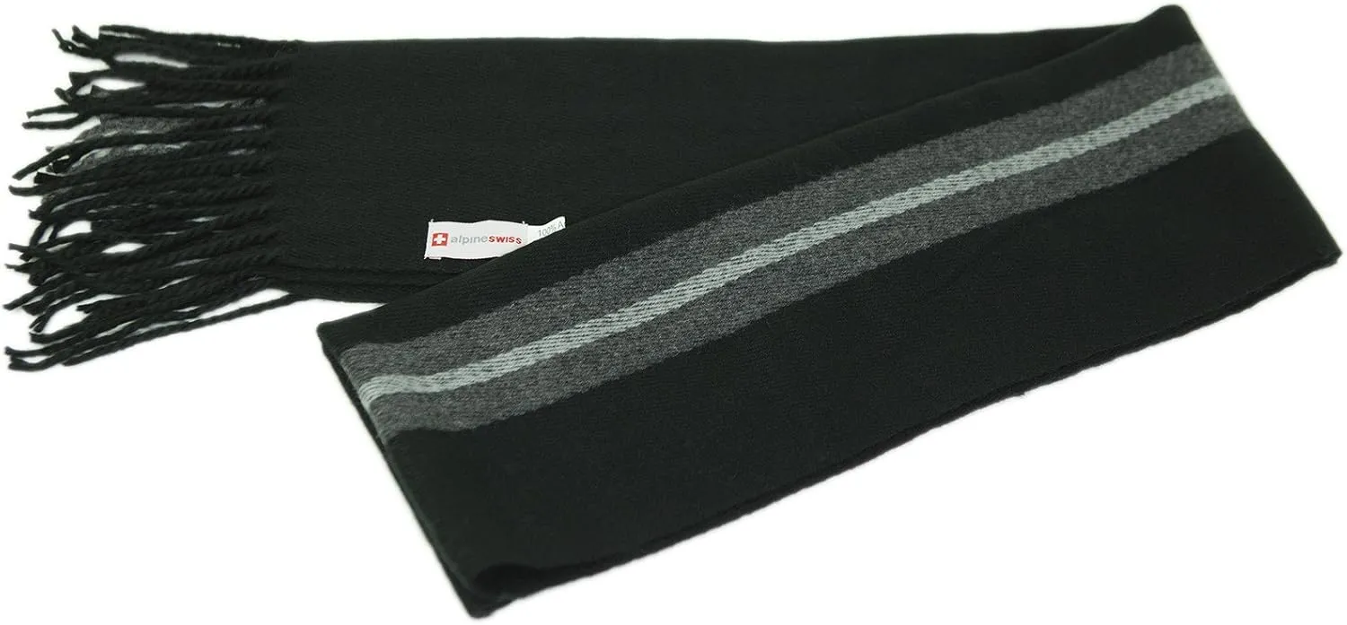 Alpine Swiss Mens Plaid Scarf Softer Than Cashmere Scarves Winter Shawl