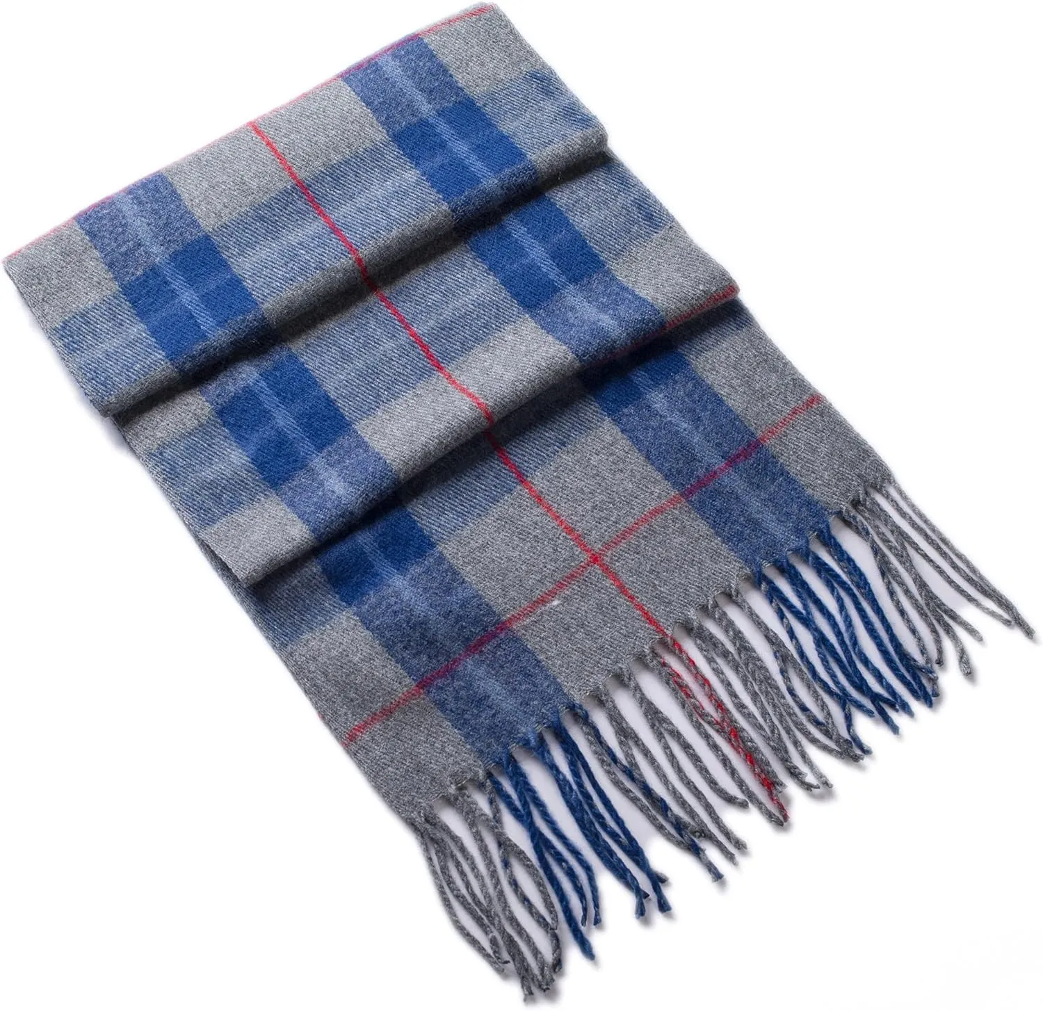 Alpine Swiss Mens Plaid Scarf Softer Than Cashmere Scarves Winter Shawl