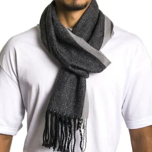 Alpine Swiss Mens Plaid Scarf Softer Than Cashmere Scarves Winter Shawl