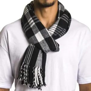 Alpine Swiss Mens Plaid Scarf Softer Than Cashmere Scarves Winter Shawl