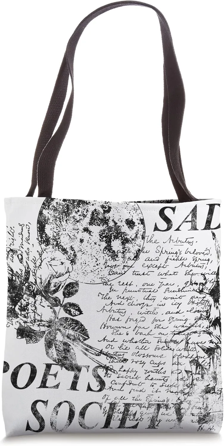 Alt Goth Sad Poets Society Emo Edgy Tote Bag