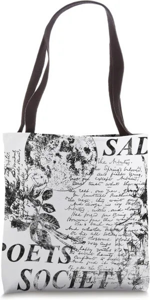 Alt Goth Sad Poets Society Emo Edgy Tote Bag