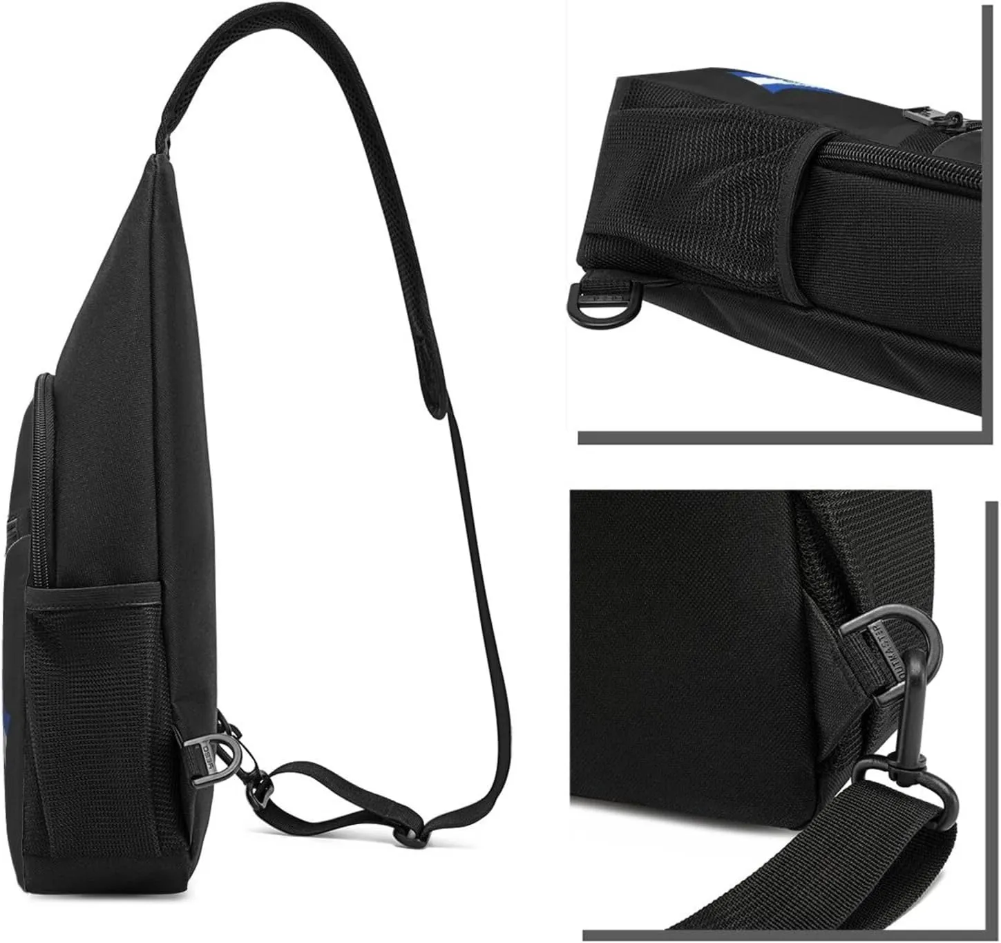 American And El Salvador Flag Chest Pack Leisure Shoulder Crossbody Chest Bag