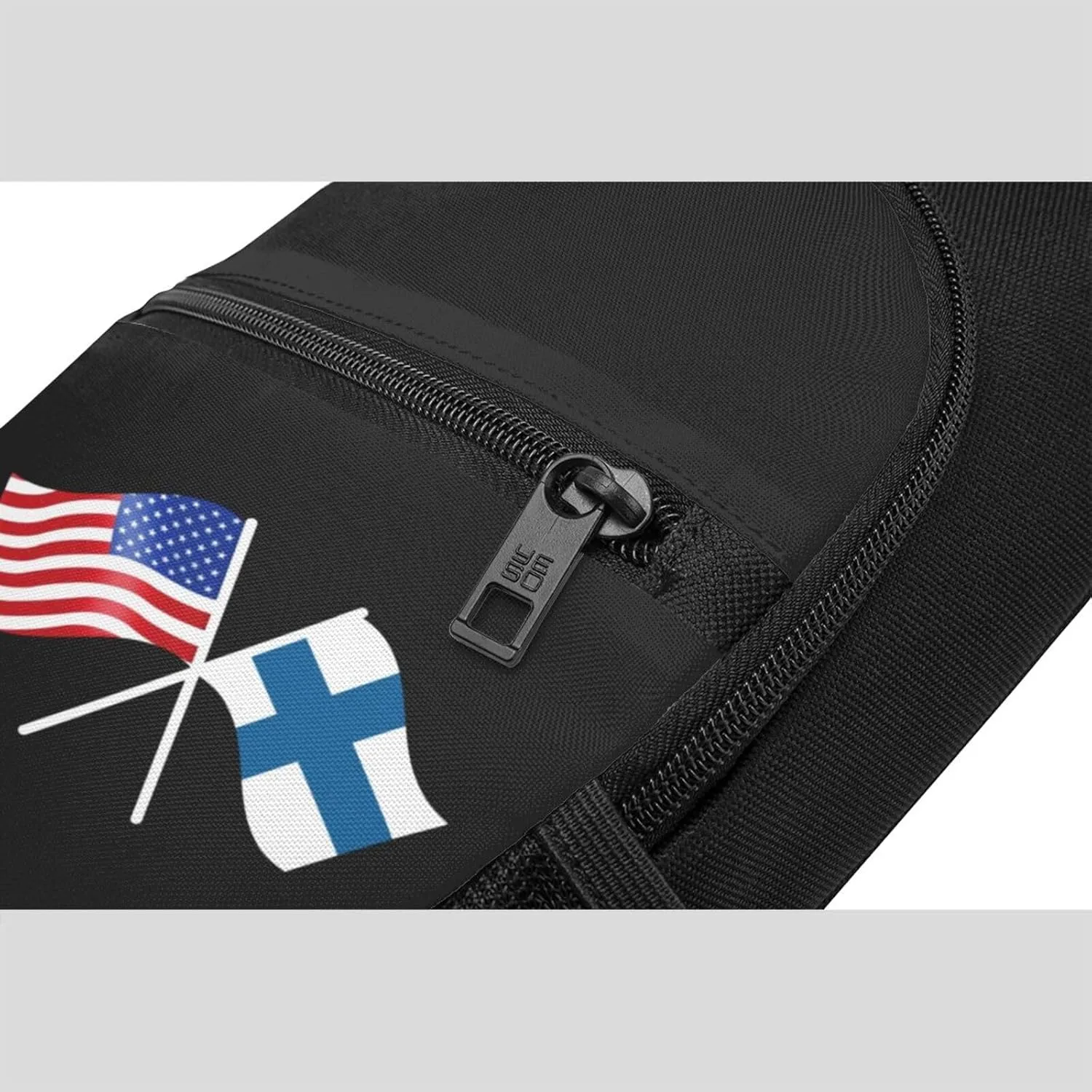 American And Finland Flag Chest Pack Leisure Shoulder Crossbody Chest Bag