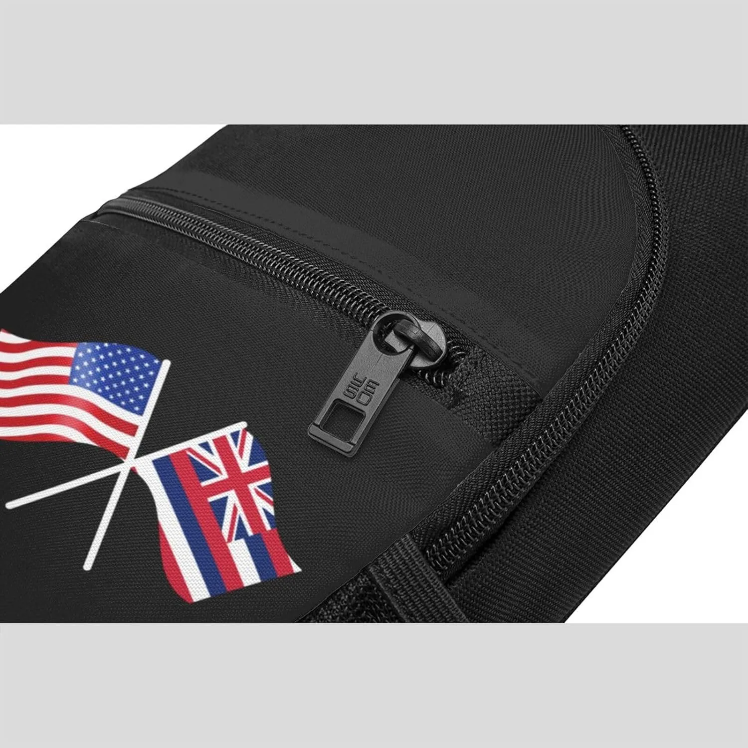 American And Hawaii Flag Chest Pack Leisure Shoulder Crossbody Chest Bag