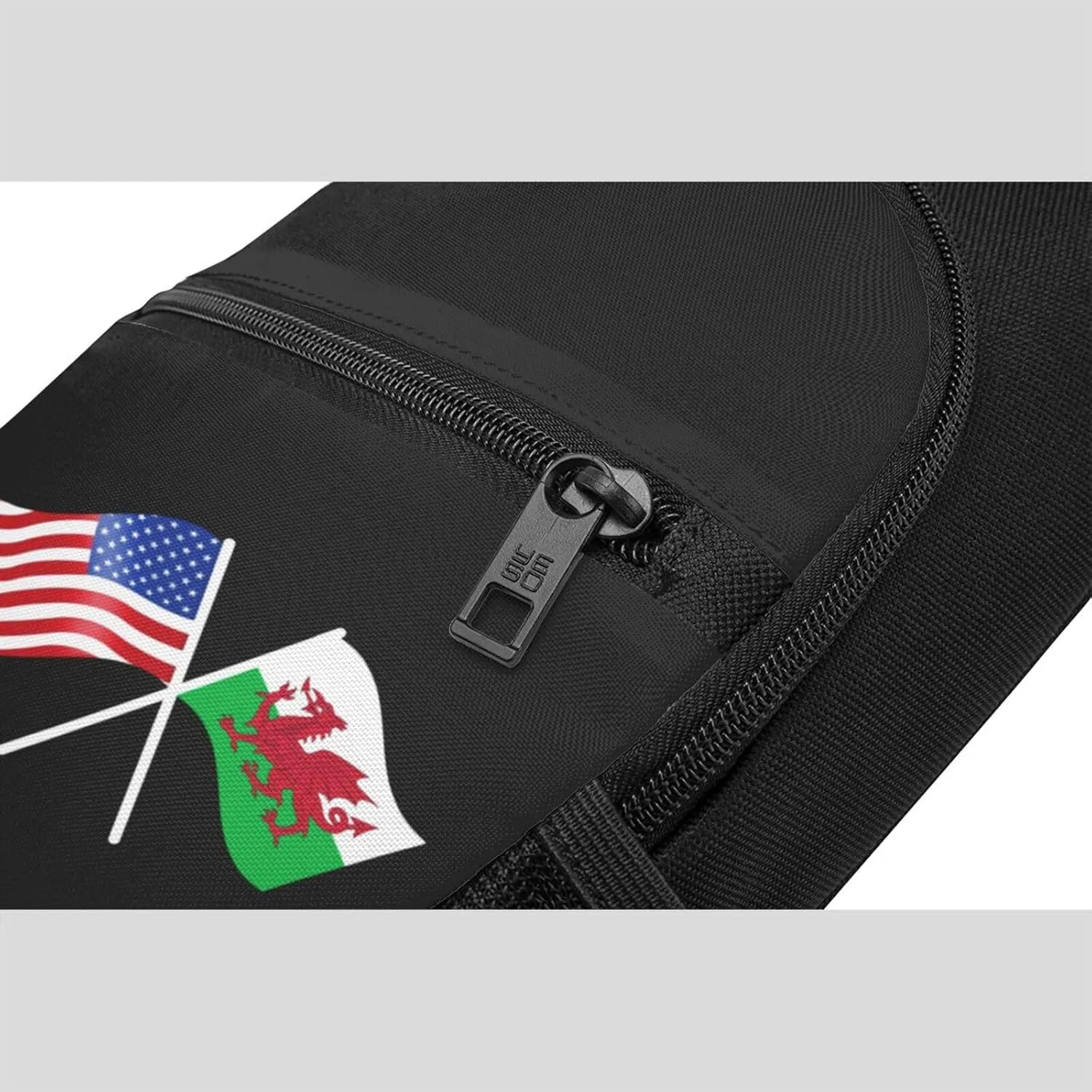 American And Wales Flag Chest Pack Leisure Shoulder Crossbody Chest Bag