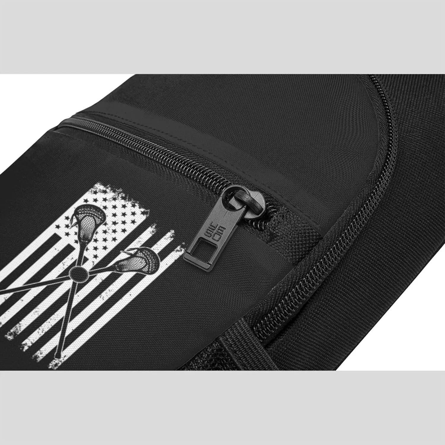 American Flag Lacrosse Chest Pack Leisure Shoulder Crossbody Chest Bag