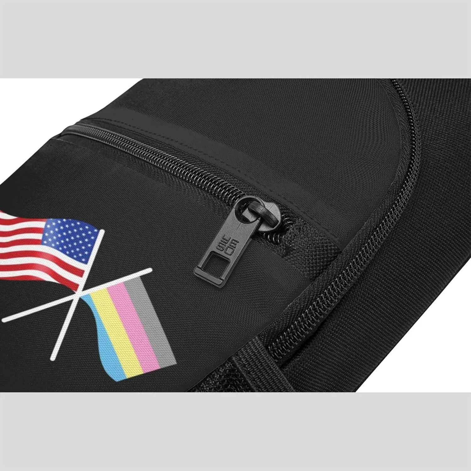 American Polygender Pride flag LGBTQ Chest Pack Leisure Shoulder Crossbody Chest Bag