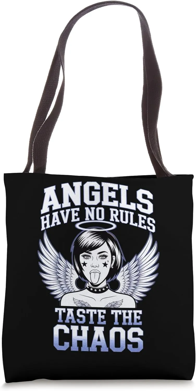 Angels Have No Rules – Taste The Chaos Tote Bag