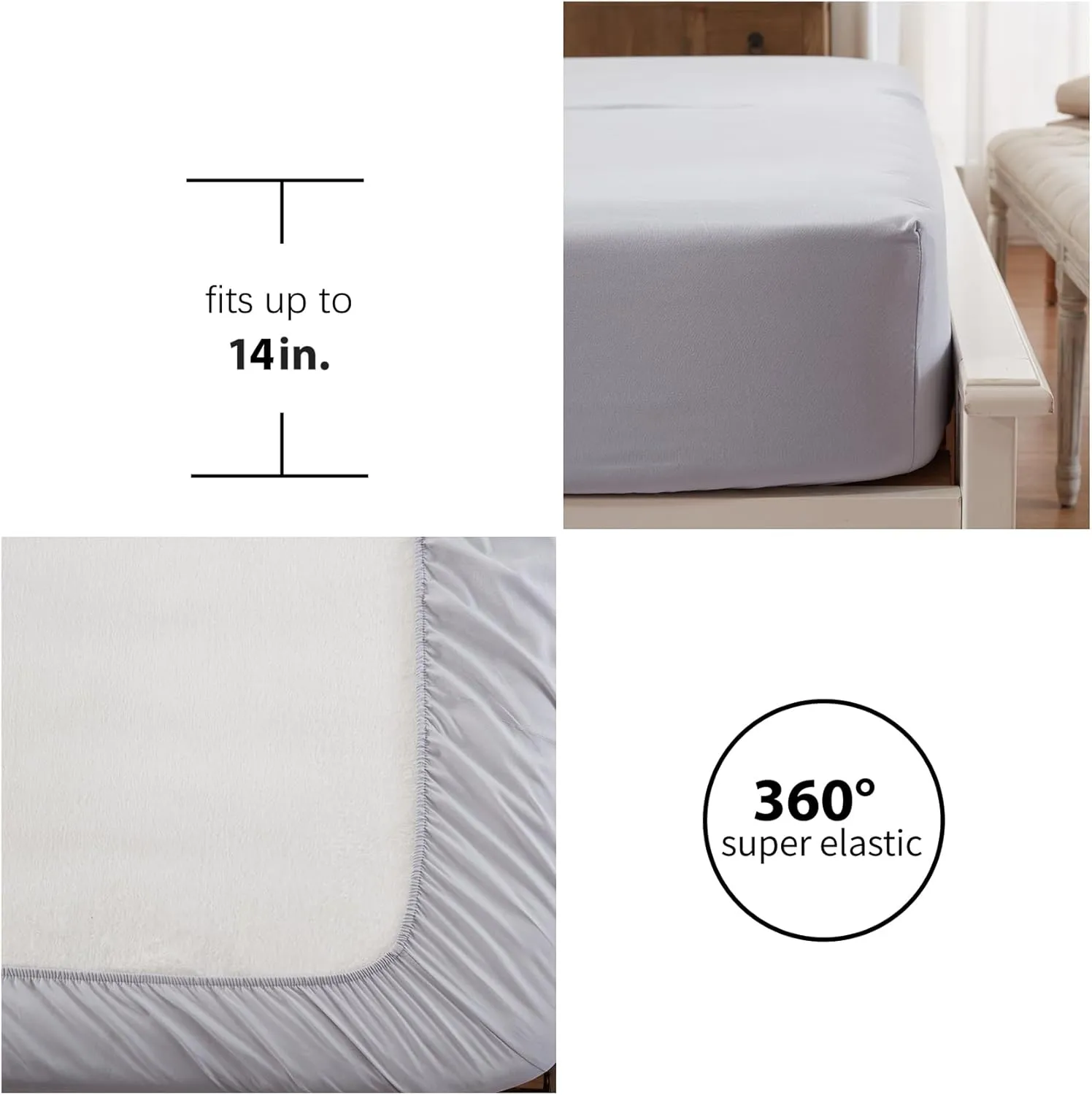 Anluoer Queen Size Bed in a Bag 7 Pieces, Pink Bed Comforter Set with Sheets, All Season Bedding Sets with 1 Comforter, 2 Pillow Shams, 2 Pillowcases, 1 Flat Sheet, 1 Fitted Sheet