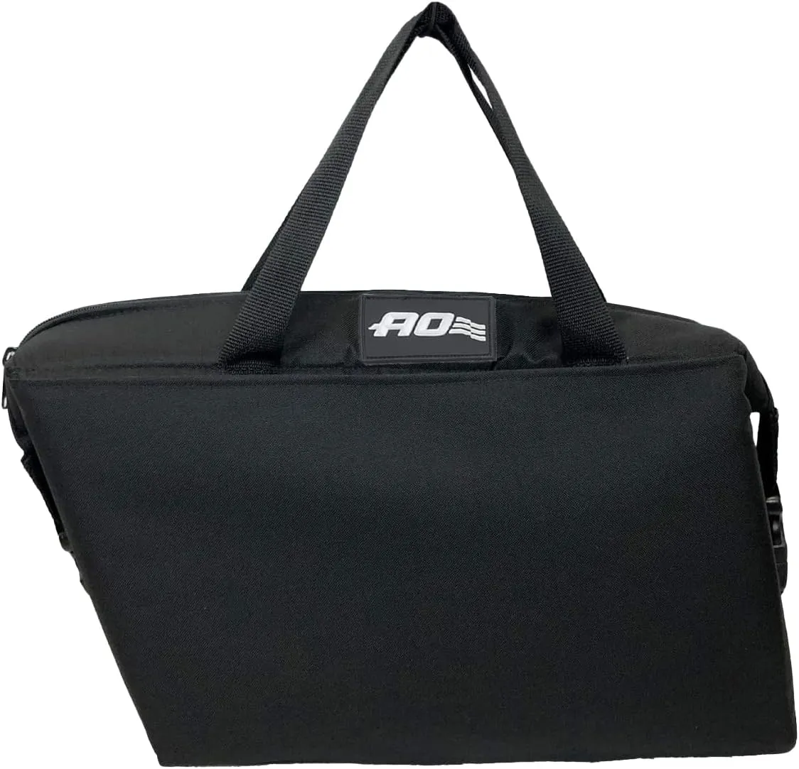 AO Coolers Motorcycle Saddle Bag Soft Coolers, 15-Can Capacity, Black
