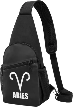 Aries Sign Chest Pack Leisure Shoulder Crossbody Chest Bag