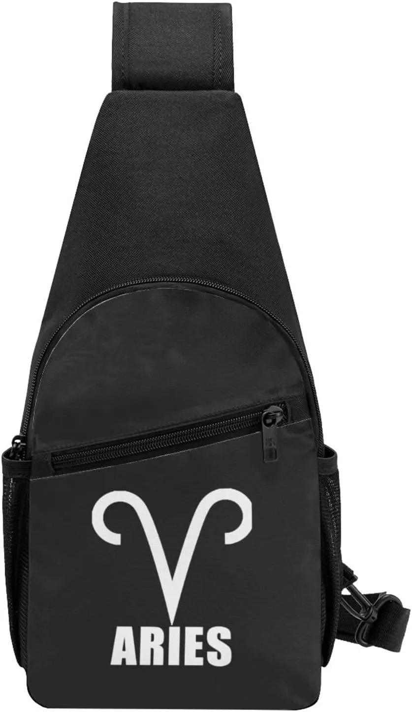 Aries Sign Chest Pack Leisure Shoulder Crossbody Chest Bag
