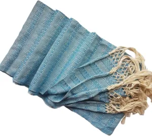 Baby Trapoz Mexican Rebozo, Scarf, Shawl, Ideal for Natural Birth, Doula Massage, 118.11", Turquoise