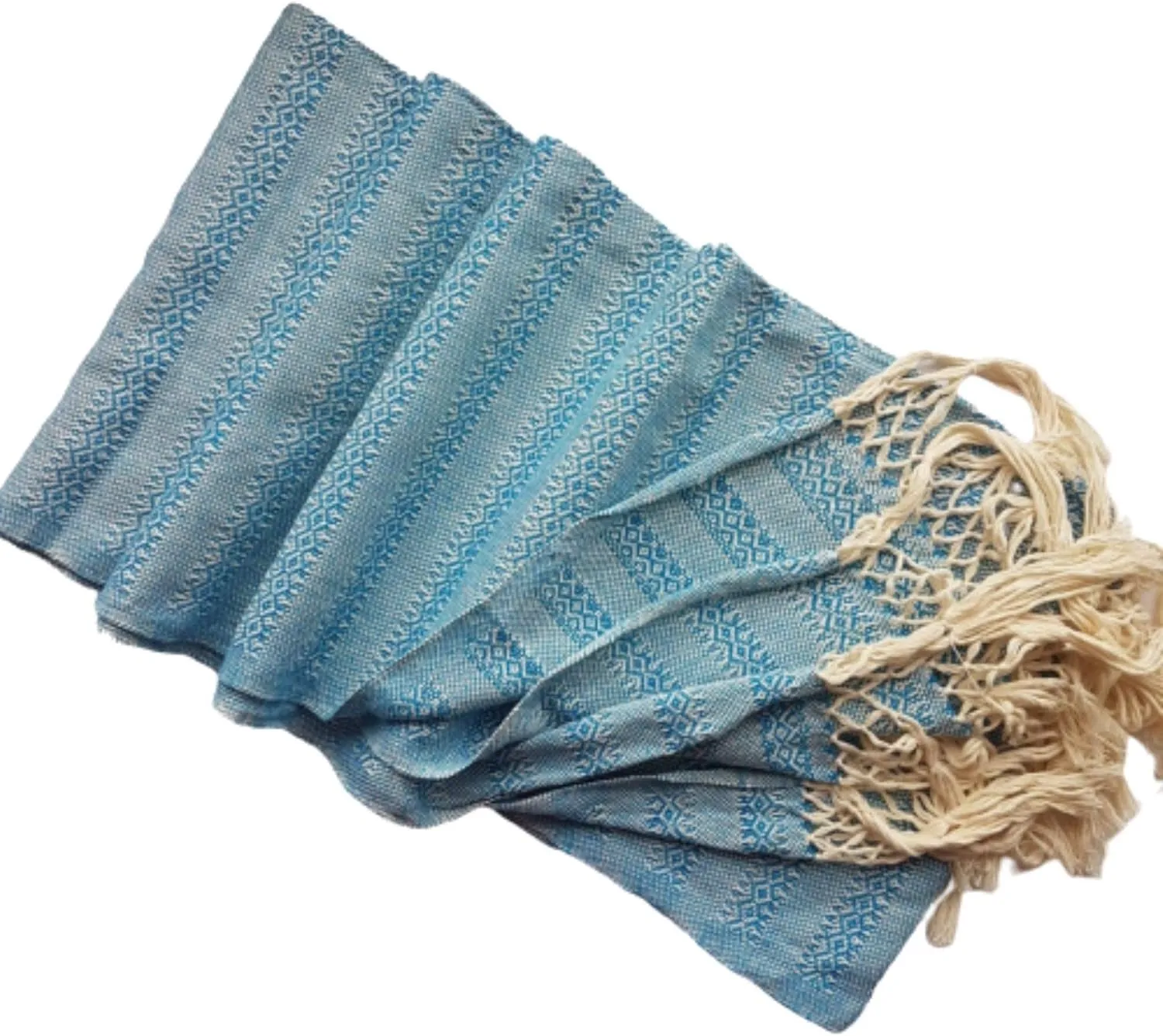 Baby Trapoz Mexican Rebozo, Scarf, Shawl, Ideal for Natural Birth, Doula Massage, 118.11", Turquoise