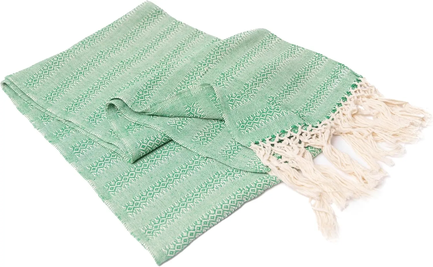 Baby Trapoz Mexican Rebozo Scarf, Shawl, Ideal for Natural Birth, Doula Massage, 98.5", Green