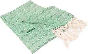 Baby Trapoz Mexican Rebozo Scarf, Shawl, Ideal for Natural Birth, Doula Massage, 98.5", Green