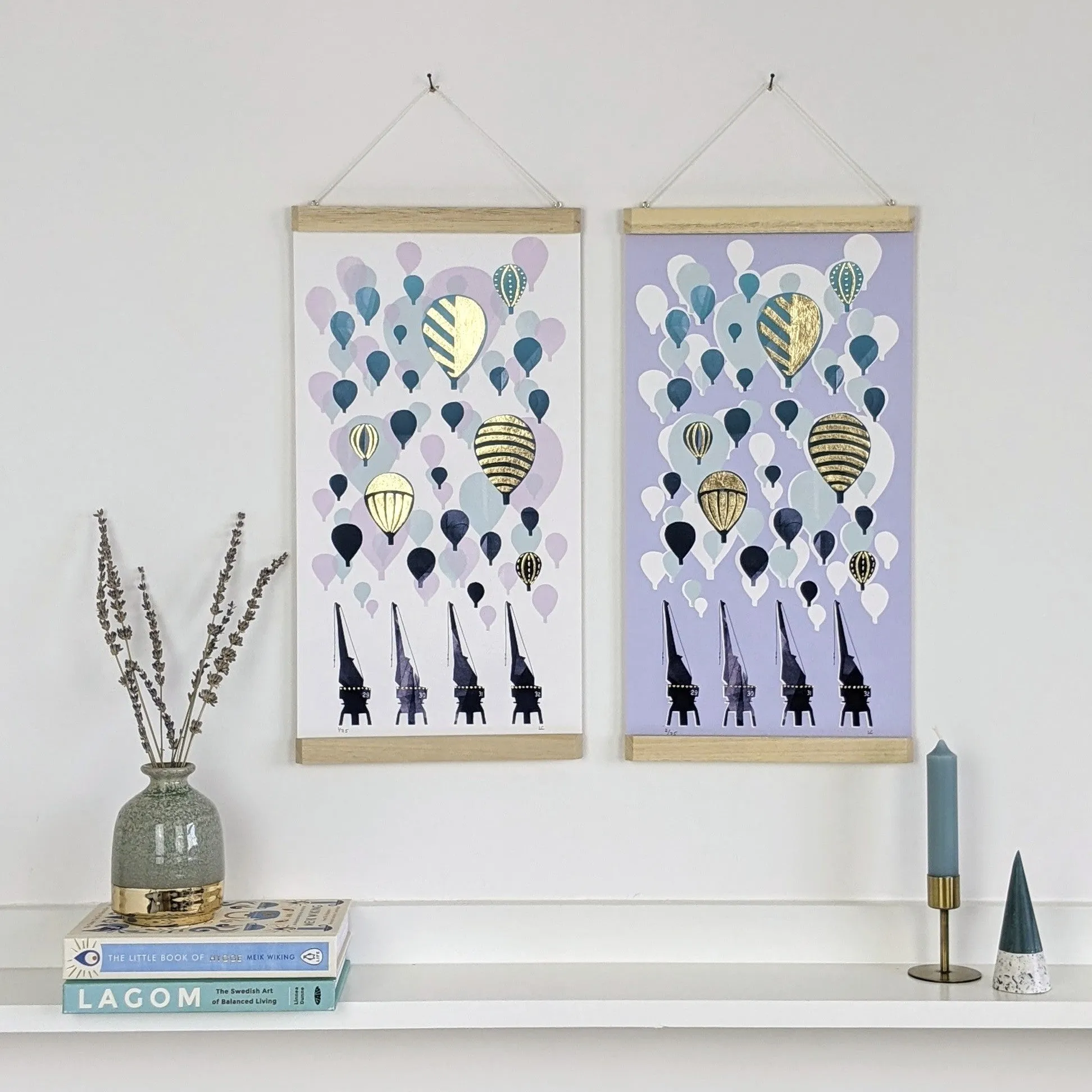 ‘Balloons Over The M Shed Cargo Cranes’ Bristol Limited Edition Fine Art Print