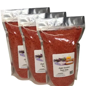 Bath Salts | 12lbs (3) 4lb Bags | Apple Scent