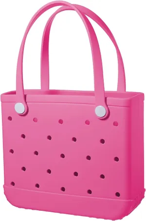 Beach Bag Rubber Tote Bag Waterproof Travel Bags for Women Washable Tote Bag Handbag for Beach Sports Pool Market