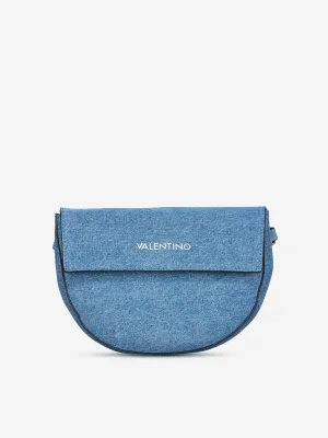 Bigs Denim Flap Bag in Blue (24.5cm)