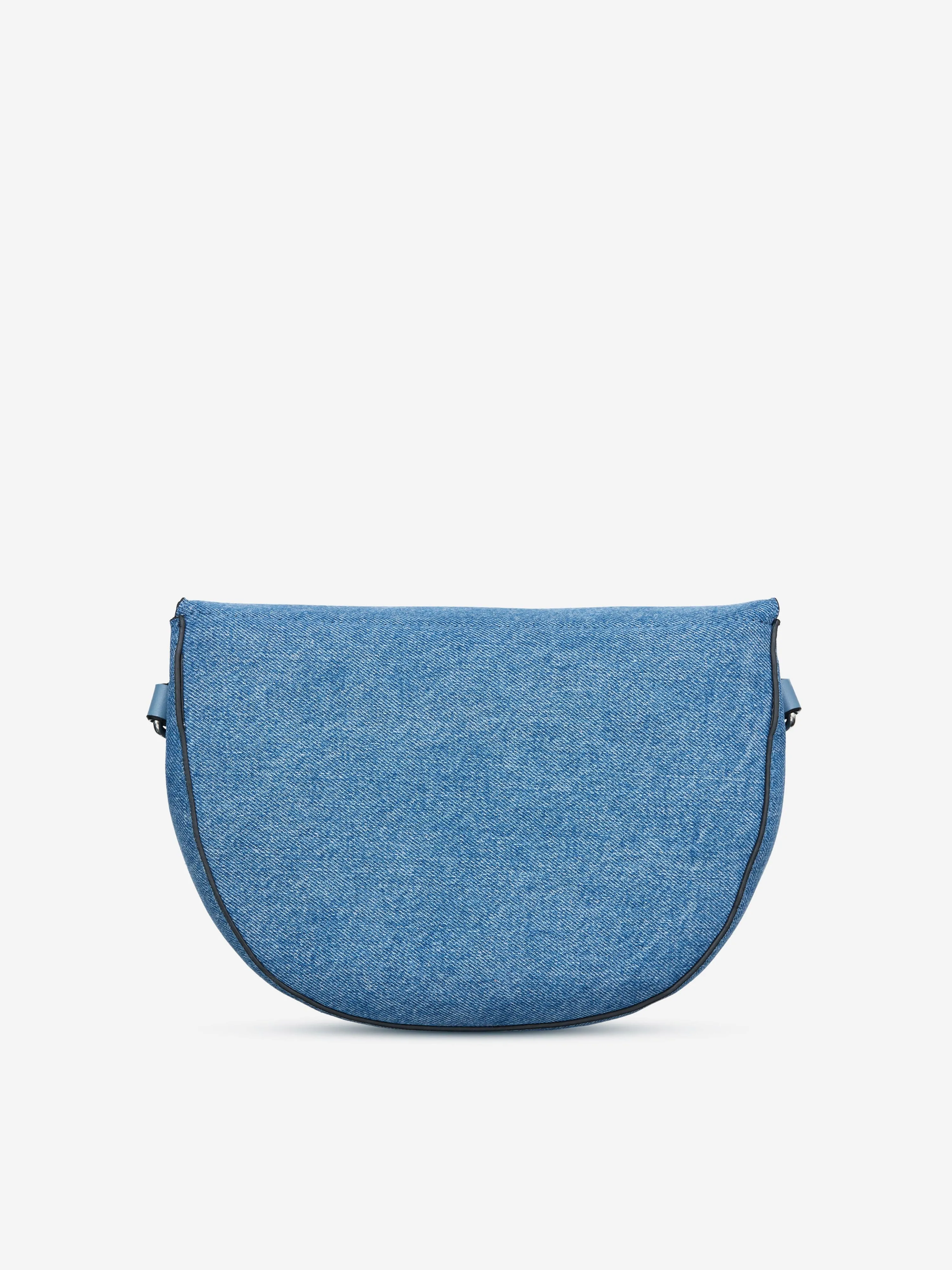 Bigs Denim Flap Bag in Blue (24.5cm)