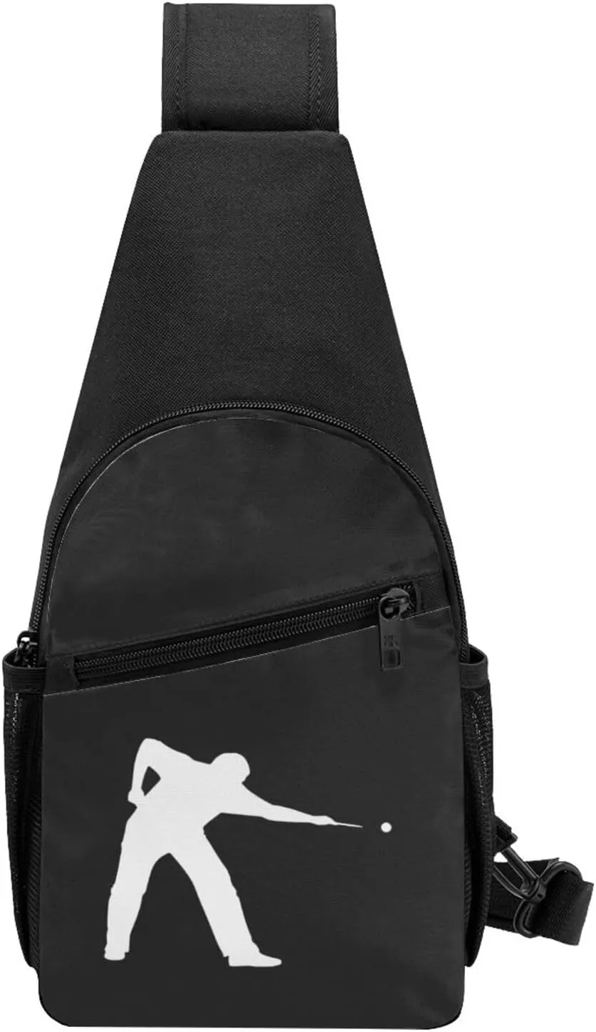 Billiard Ball Player Chest Pack Leisure Shoulder Crossbody Chest Bag