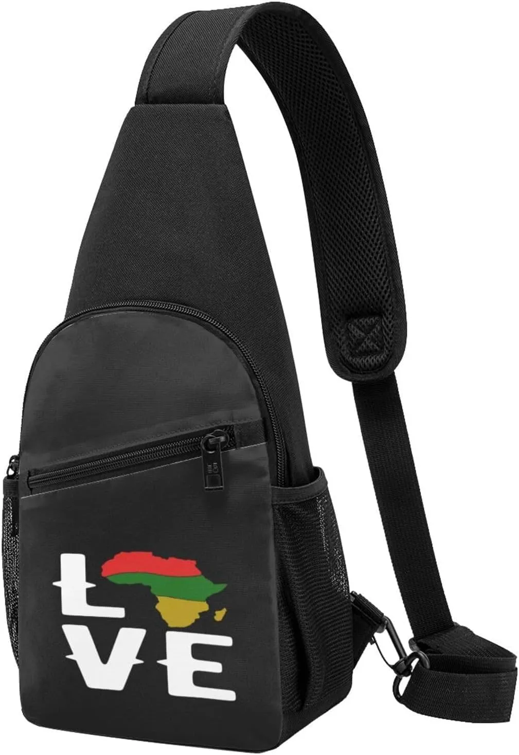 Black History Month Chest Pack Leisure Shoulder Crossbody Chest Bag