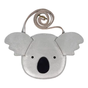 Blinc Purse | Koala | Silver Grey Metallic Leather