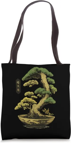 Bonsai Tree Zen Japanese Tote Bag