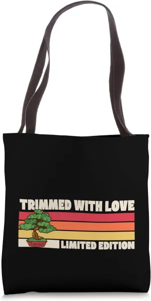 Bonsai Trimmed With Love Limited Edition Retro 70s Camp Tote Bag