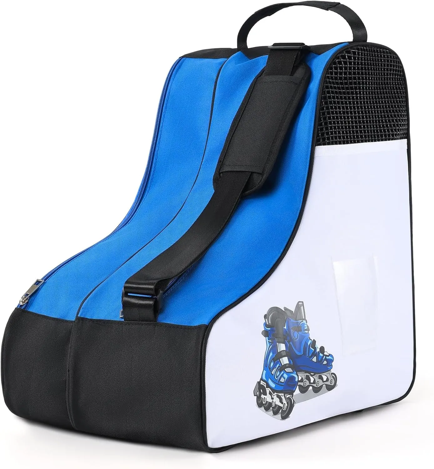Boulder Bee Roller Skate Bag, Ice Skate Bag for Women with Adjustable Shoulder Strap, Shoe Bag for Ice Skating/Inline Skates, for Both Kids and Adults