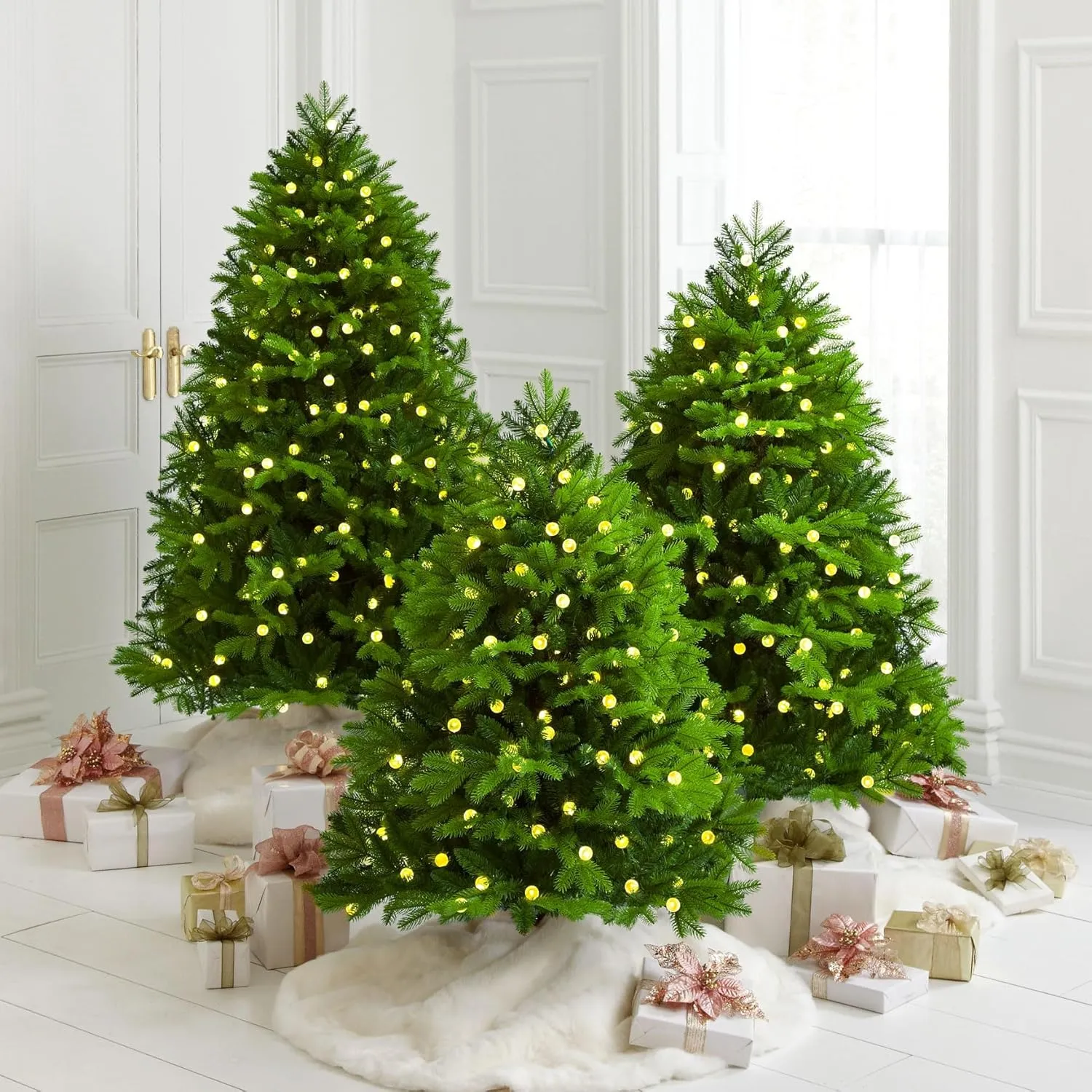 BrylaneHome 6 Foot Pop-Up Tree Storage Bag - Gray