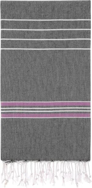 Cacala Turkish Beach Towel Quick Dry Prewashed for Soft Feel Extra Large Peshtemal for Bathroom, Travel, Pool and Swim, Paradise Series, 37 in x 70 in