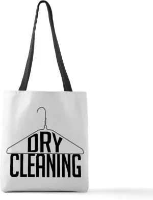 CafePress Dry Cleaning Polyester Tote Bag 16"x16"