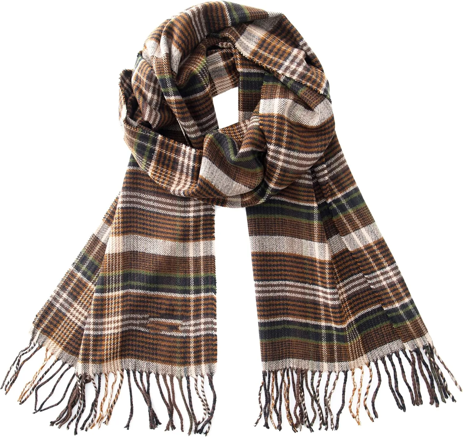 CALVIN & OLIVIA Ultra-Soft Winter Cashmere Feel Scarf Warm Long Unisex Winter Scarves Perfect Holiday Gift for Women Men