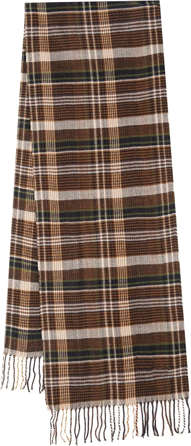 CALVIN & OLIVIA Ultra-Soft Winter Cashmere Feel Scarf Warm Long Unisex Winter Scarves Perfect Holiday Gift for Women Men